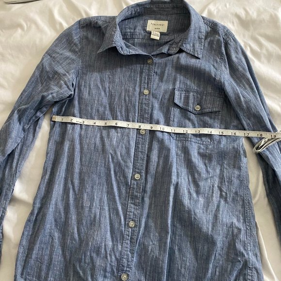 Forever 21 Chambray blouse - Picture 7 of 9